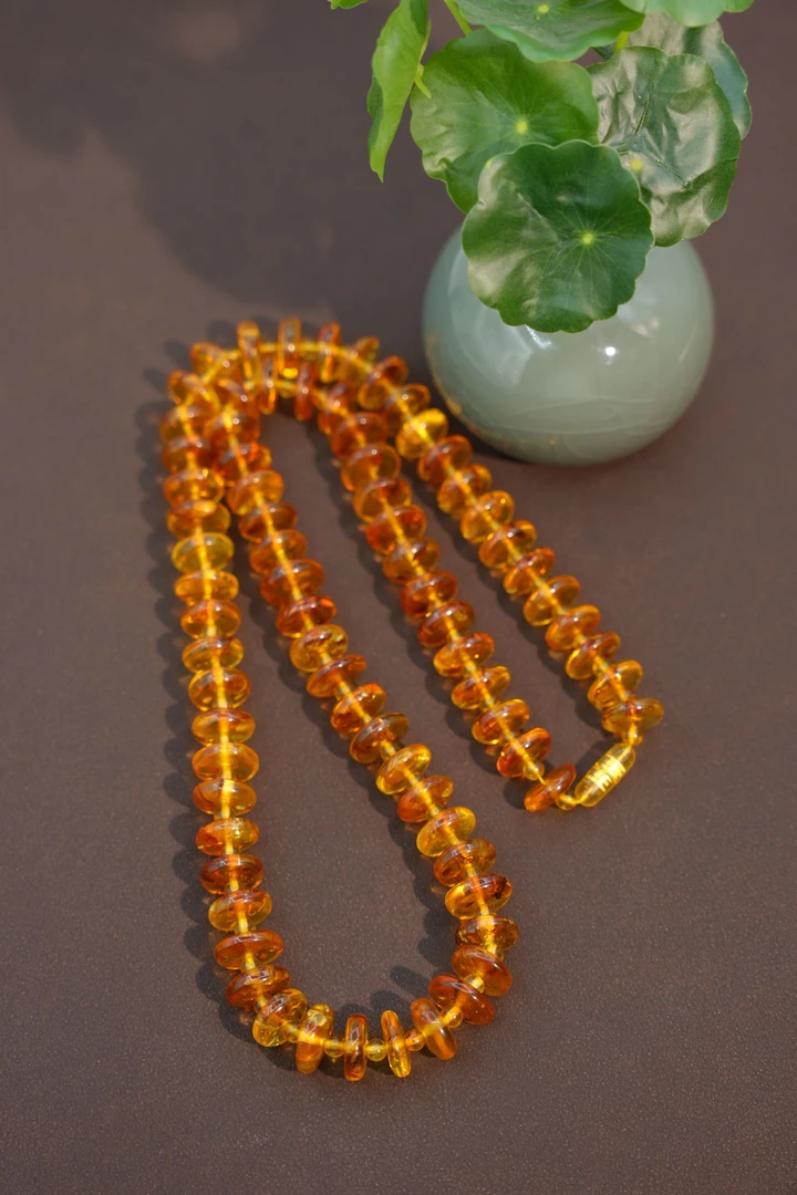 花珀药片项链多样性发一件JCC5403901