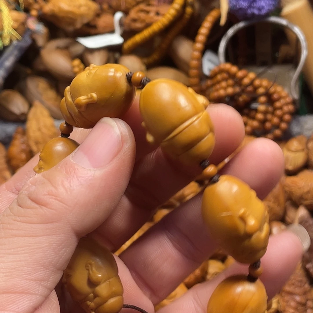 丫***丫手串/手链橄榄核买个大头鬼