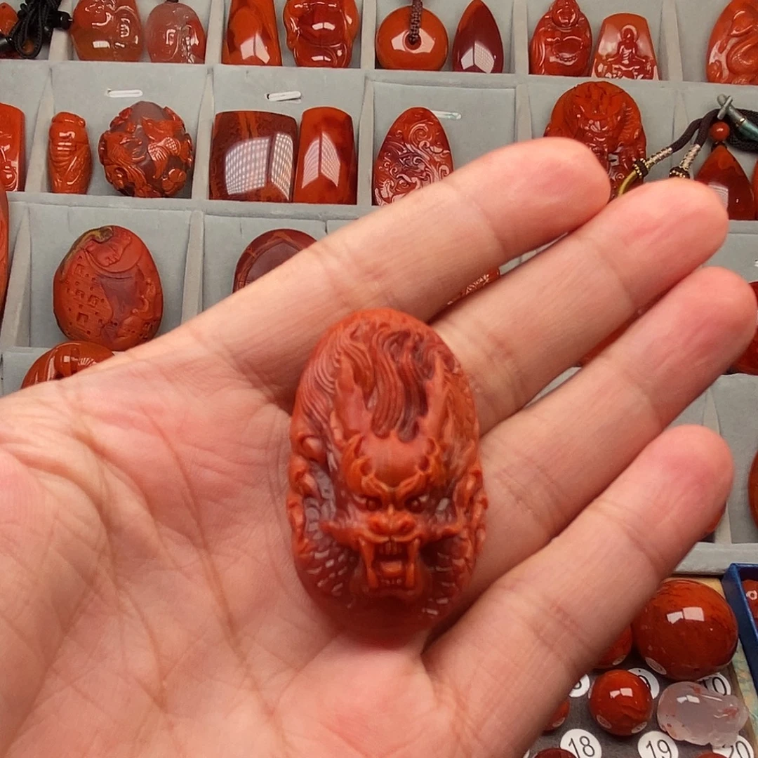 吊坠(不含链)未镶嵌南红玛瑙