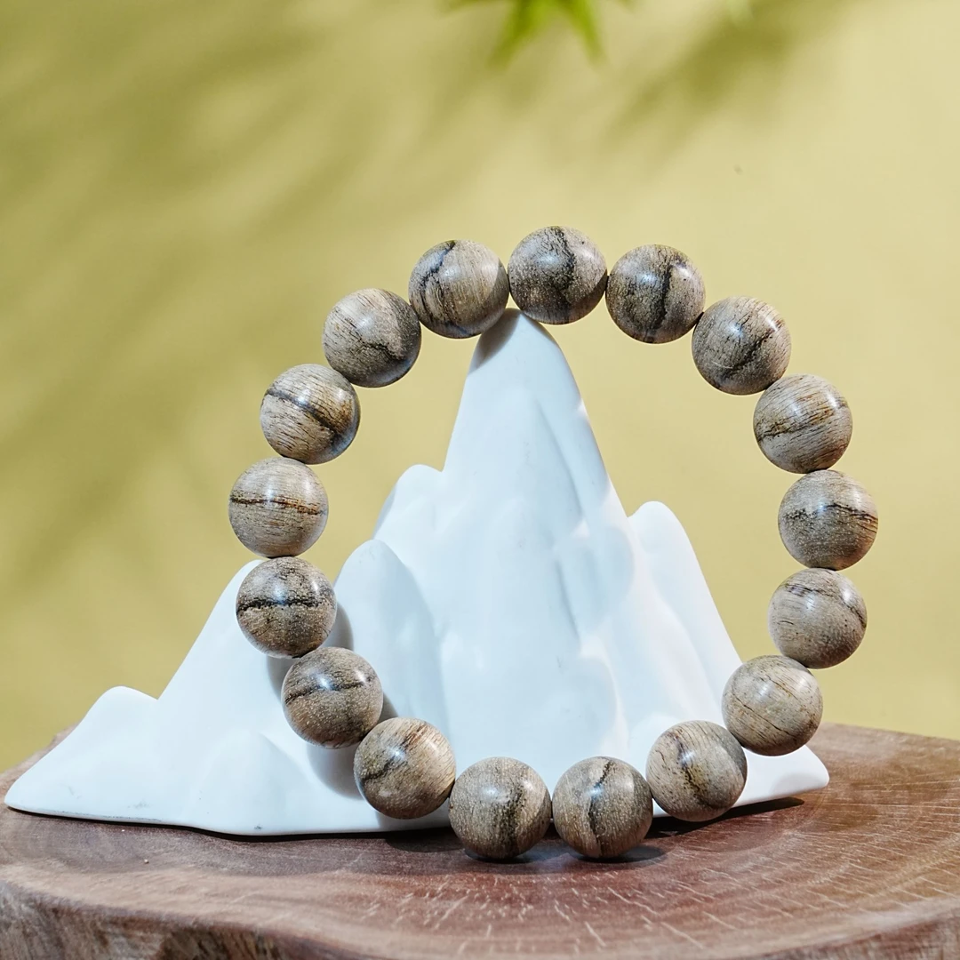 达拉干熟结虎斑纹单圈沉香手串 1.28cm 11.94g T251008062 B C