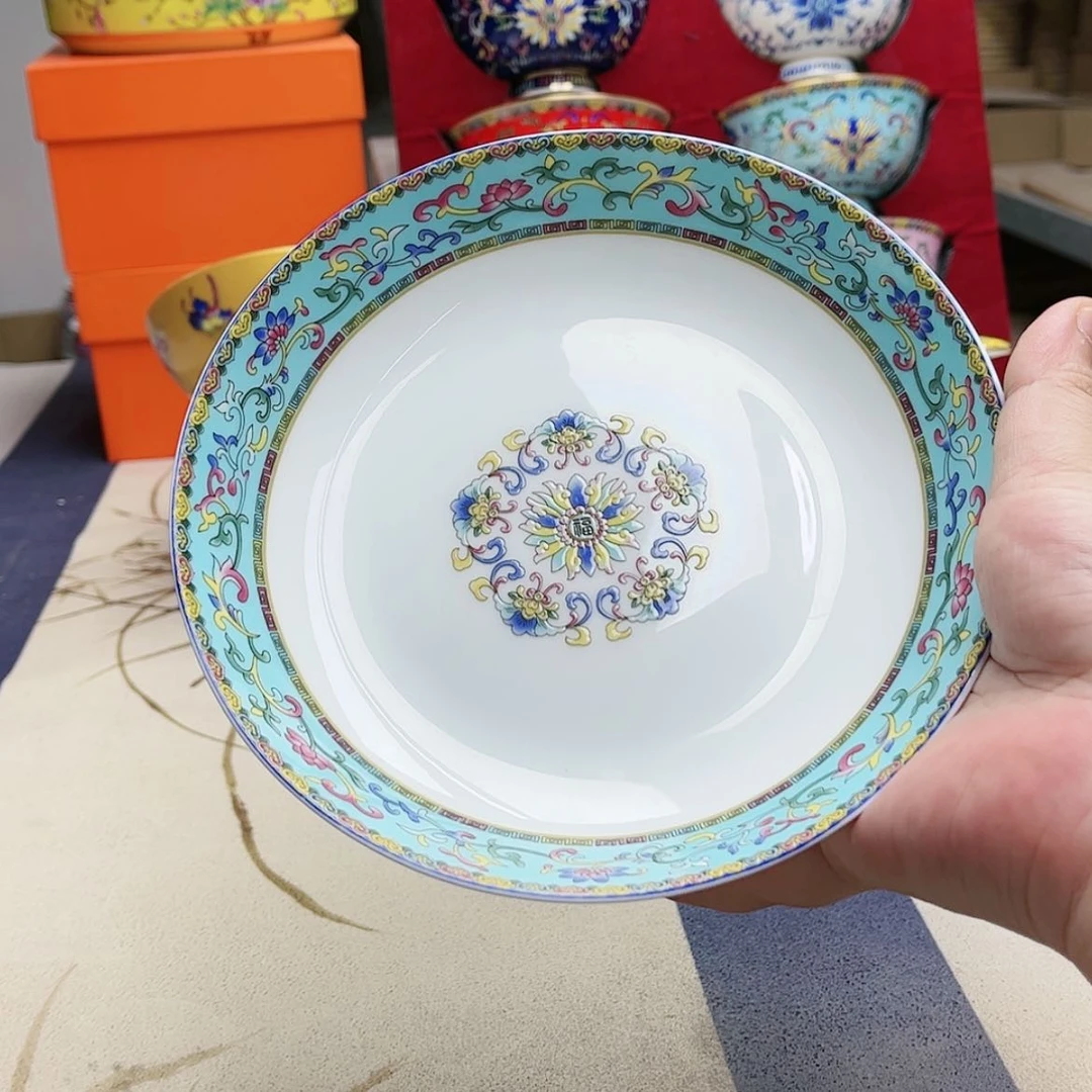 【闪购商品】珐琅7英寸4深湖水蓝。。。。。