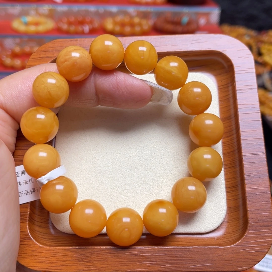 蜜蜡未镶嵌手链手串