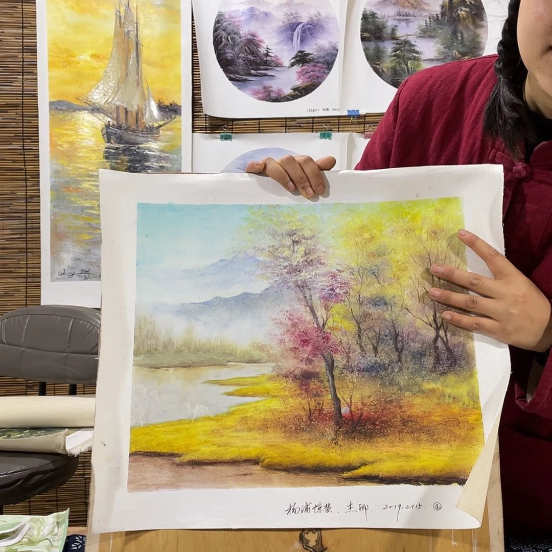 油画大**子薇爽 恭喜竞拍成功