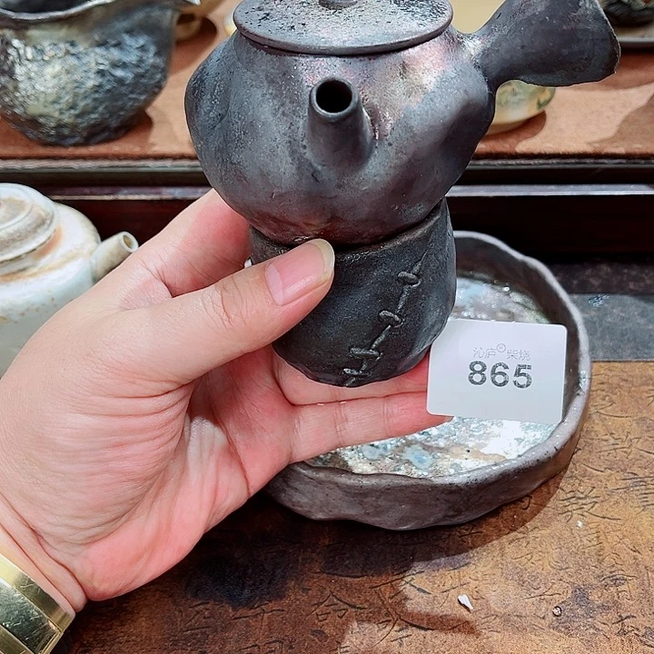 沁庐柴窑古法柴烧全手工茶具