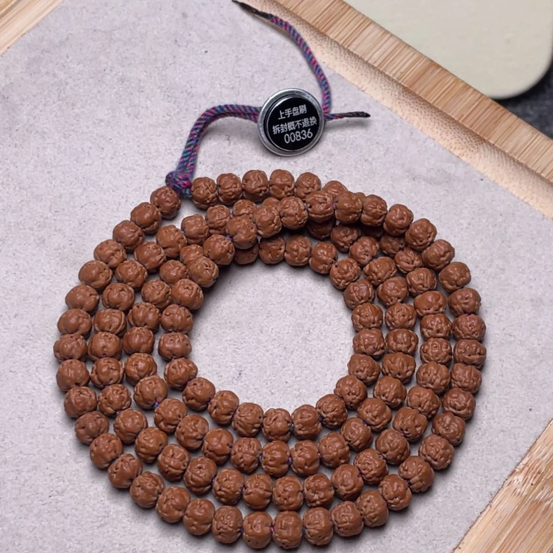 人***戏金刚菩提手串云端梅朵佛手尺寸6.5大加