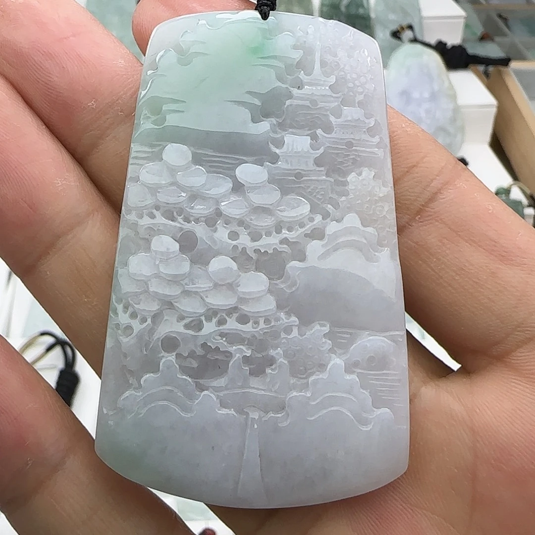 翡翠未镶嵌颈饰翡翠