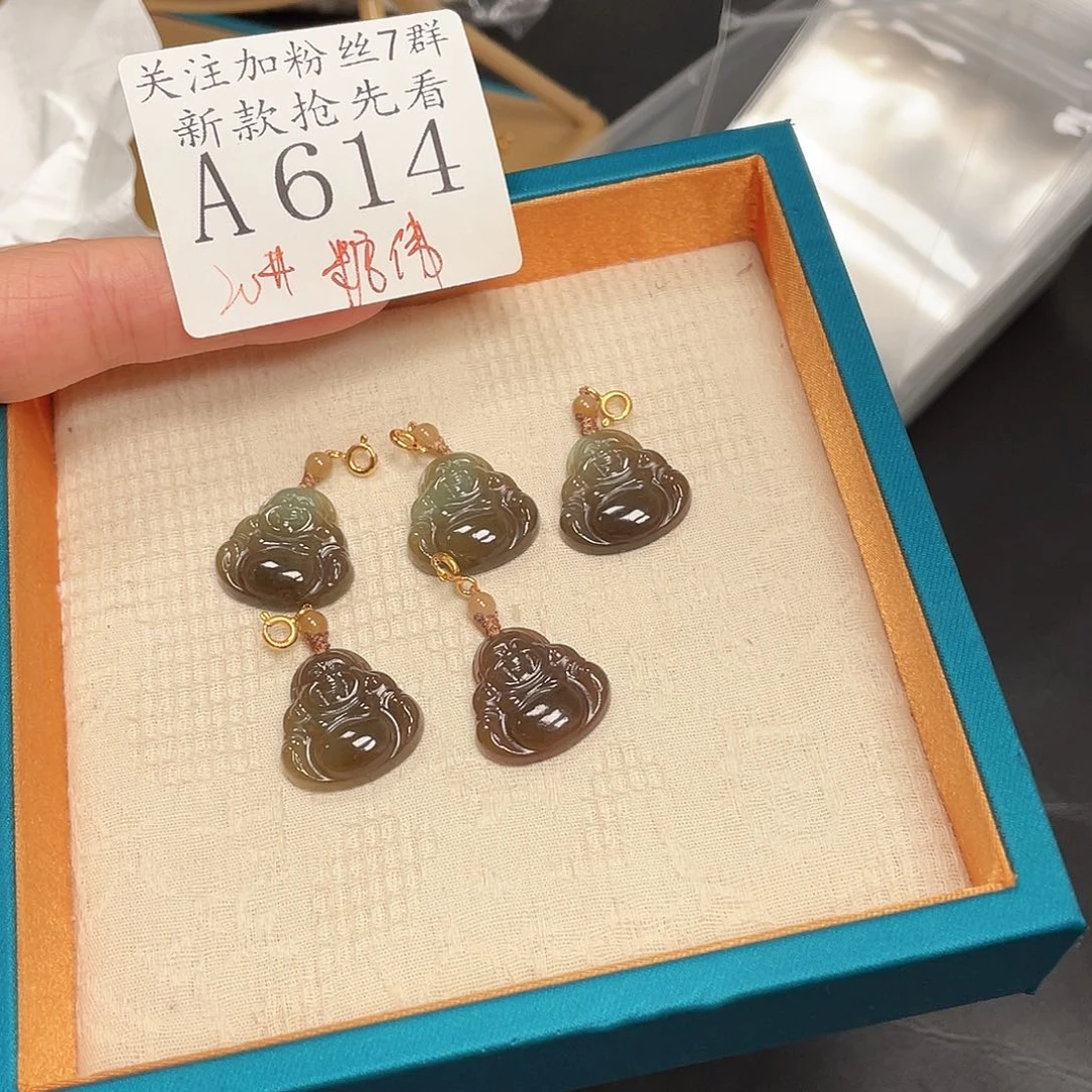 和田玉珠宝半成品未镶嵌A614多样性发一