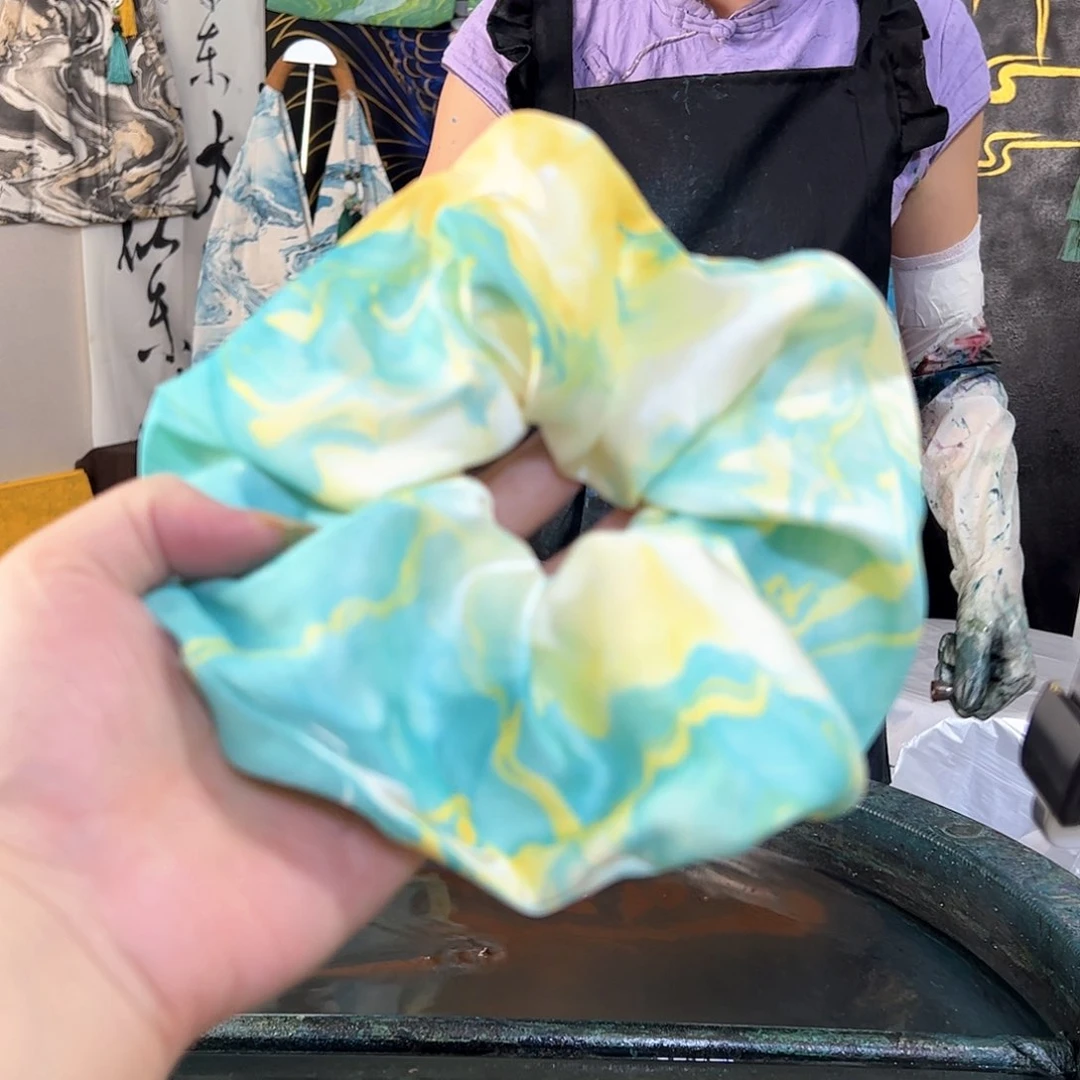 285圆饼发圈手作饰品