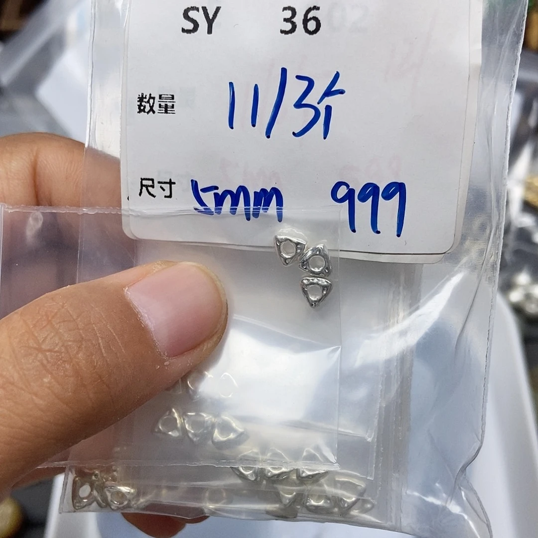 水晶颈饰银S925镶嵌SY36