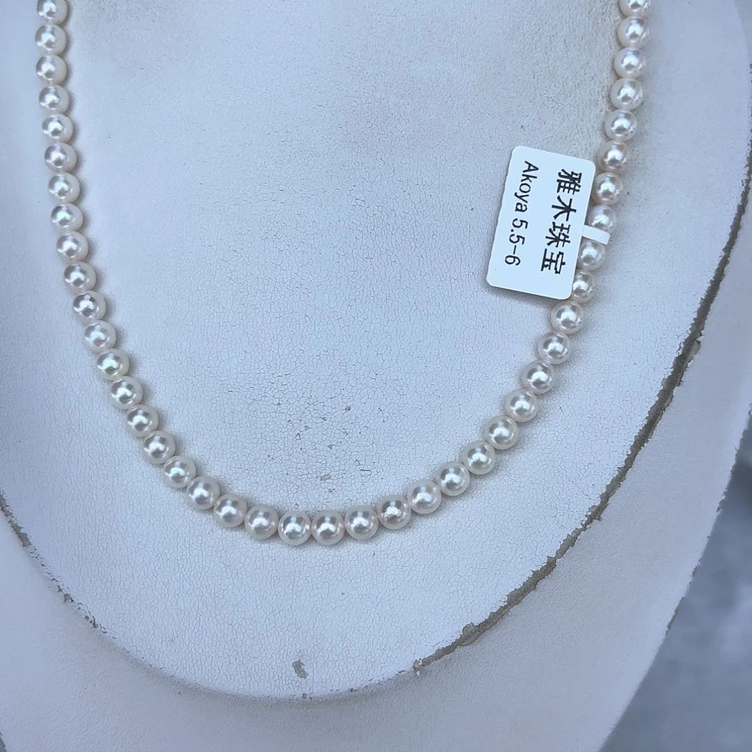 海水珍珠银S925镶嵌颈饰