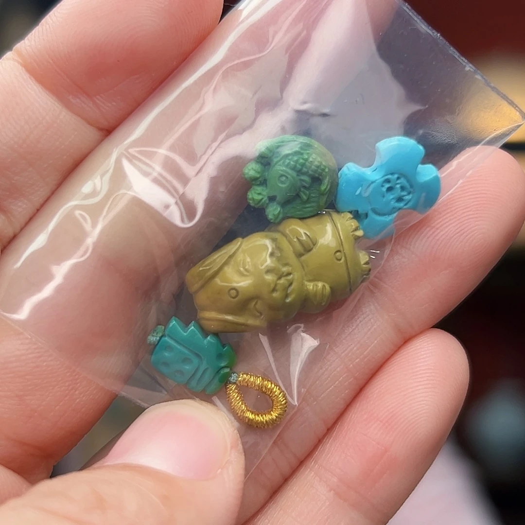 未镶嵌绿松石珠宝奇石