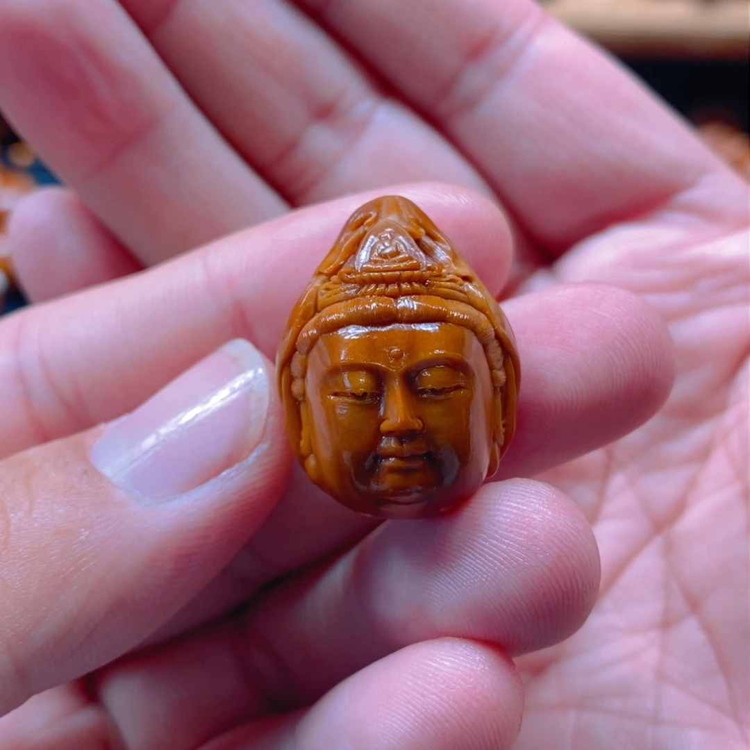 手串/手链橄榄核许静健2.1观音菩萨