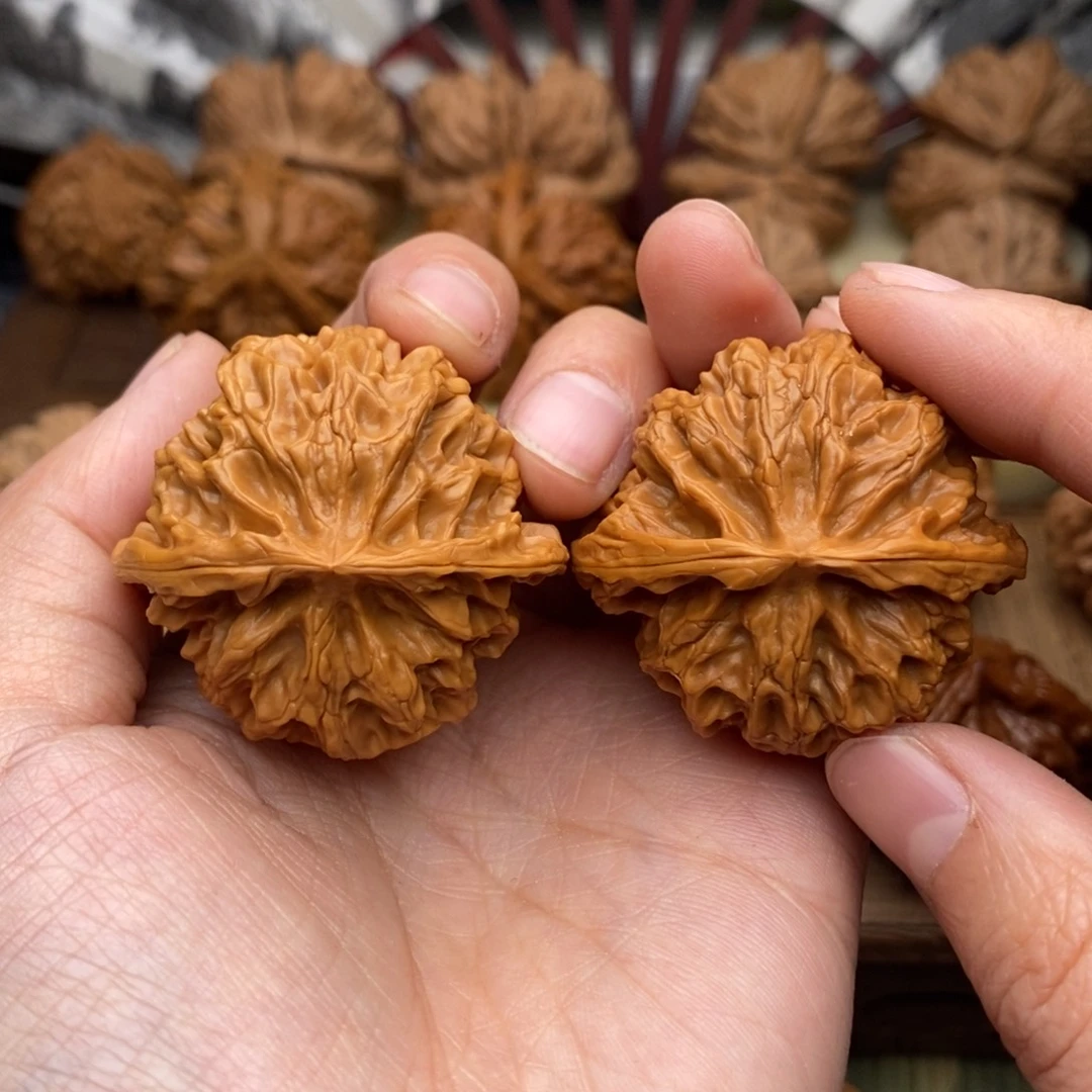 文玩核桃把件549号40.5苹果