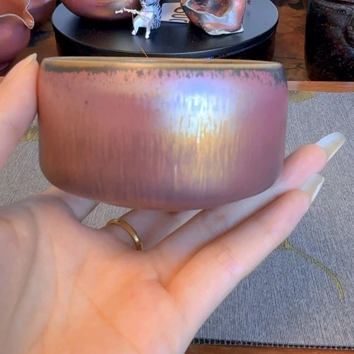 591彩金釉传统工艺主人杯