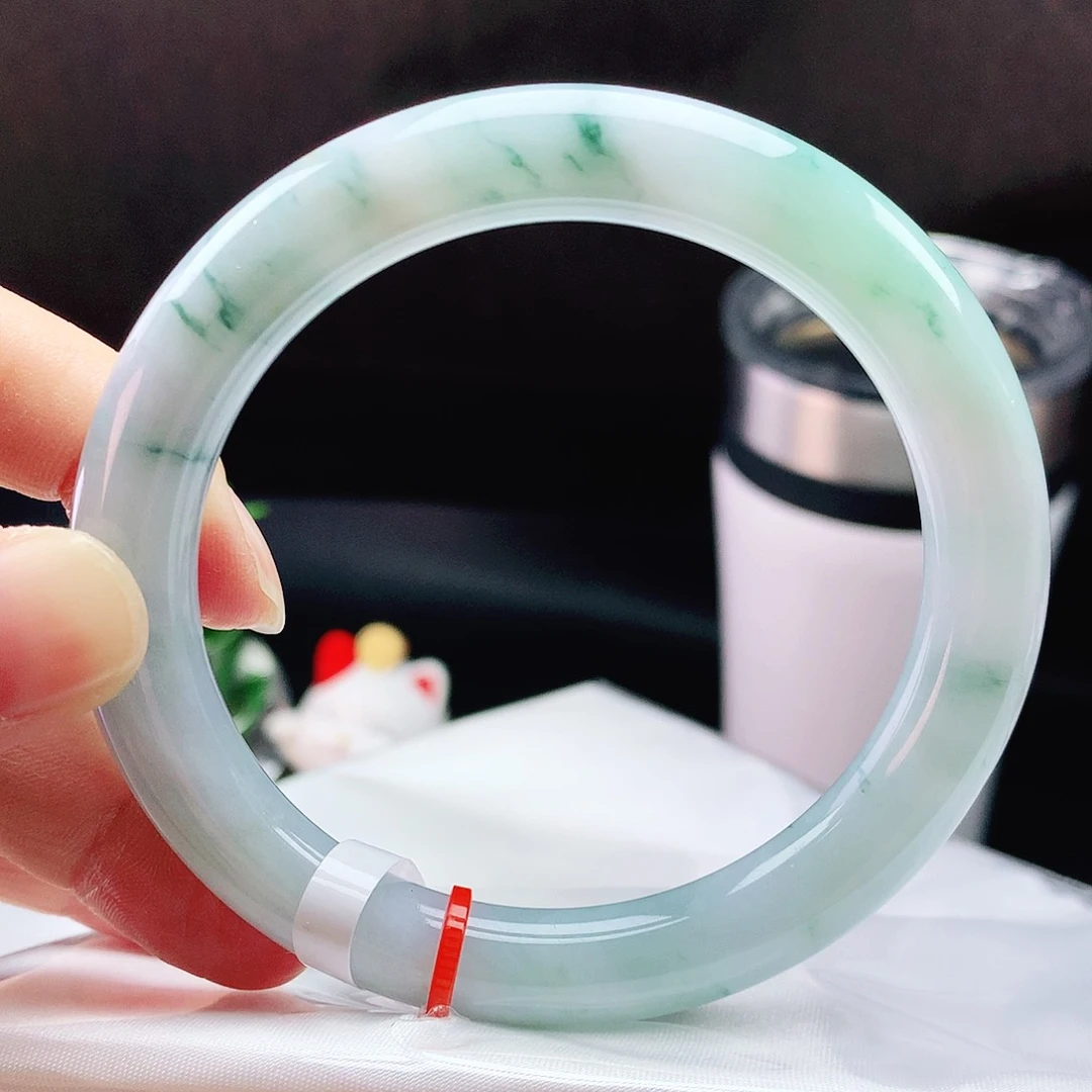 未镶嵌手镯（圆镯）翡翠59蓝花