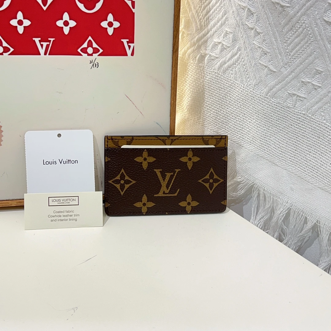 95新 LouisVuitton/路易威登 lv芯片拼色卡包a7545