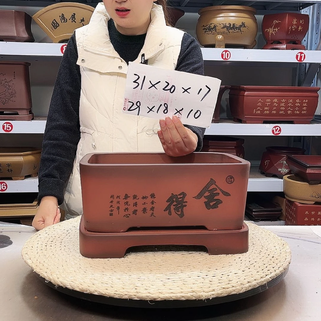 紫砂花盆紫砂花盆