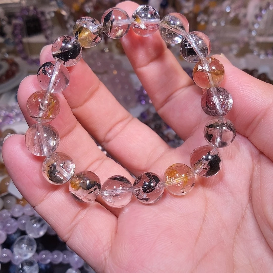 未镶嵌手链水晶闪灵10mm