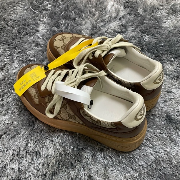95新 GUCCI/古驰 饼干时尚板鞋 37.5/4036