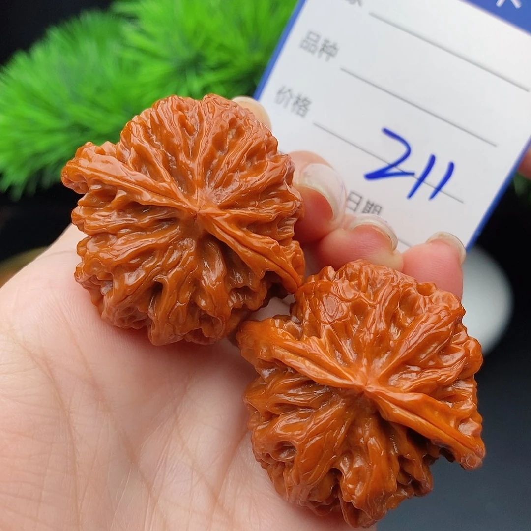 文玩核桃把件40苹果211