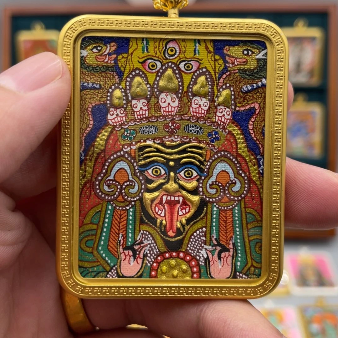 吊坠纯手绘扎基本尊