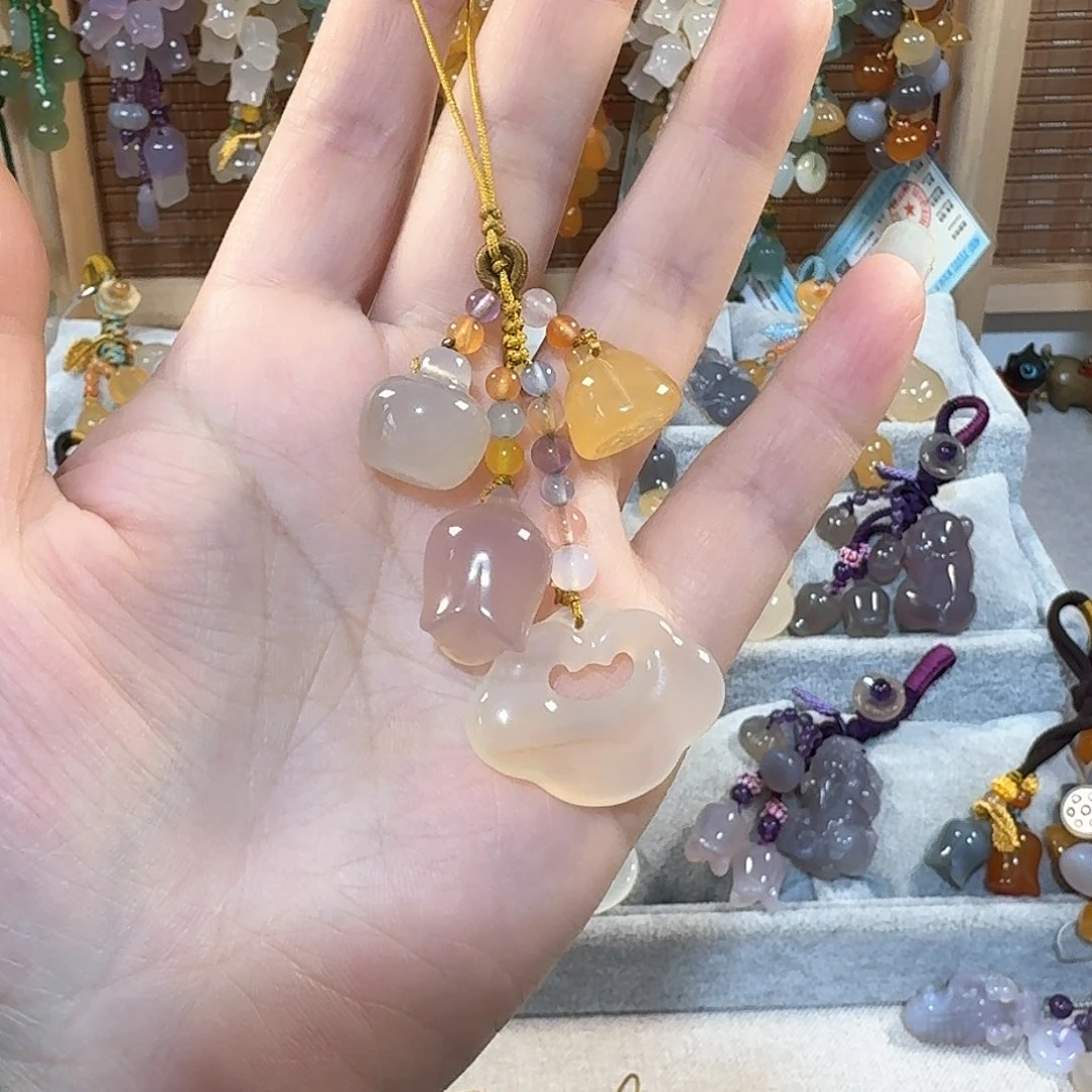 玛瑙/玉髓小挂件福利未镶嵌