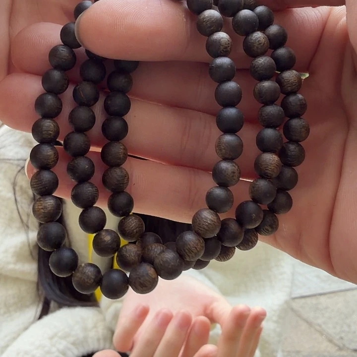 沉香碎屑沉香张勺子沉水06圆珠单圈多样性发1