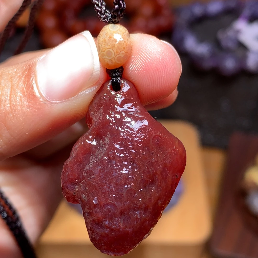 未镶嵌玛瑙/玉髓珠宝半成品