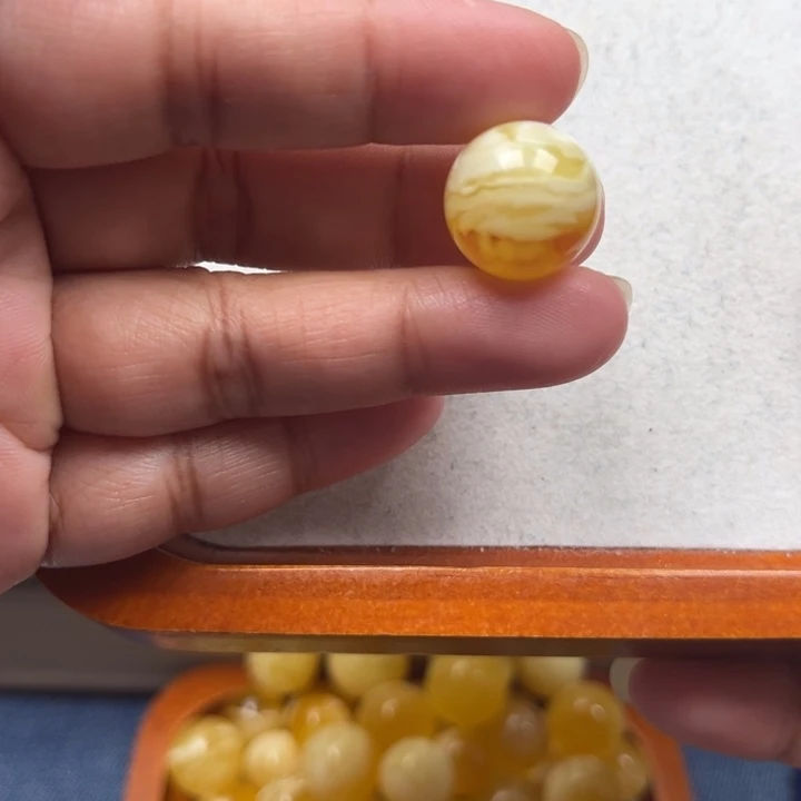 琥珀未镶嵌珠宝奇石M119号15+金瓷白虎皮妖花