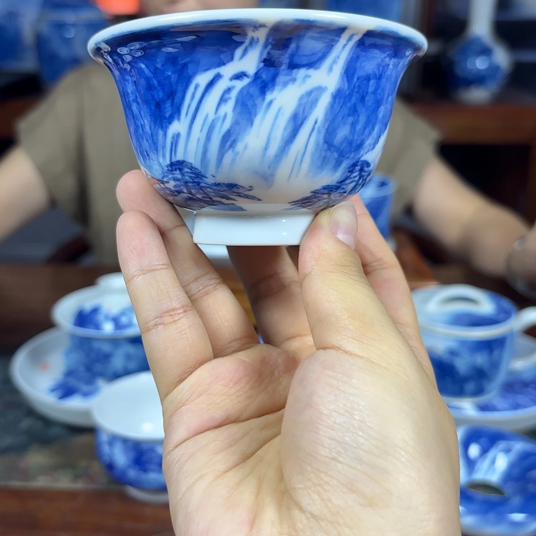国一王老师手绘山水