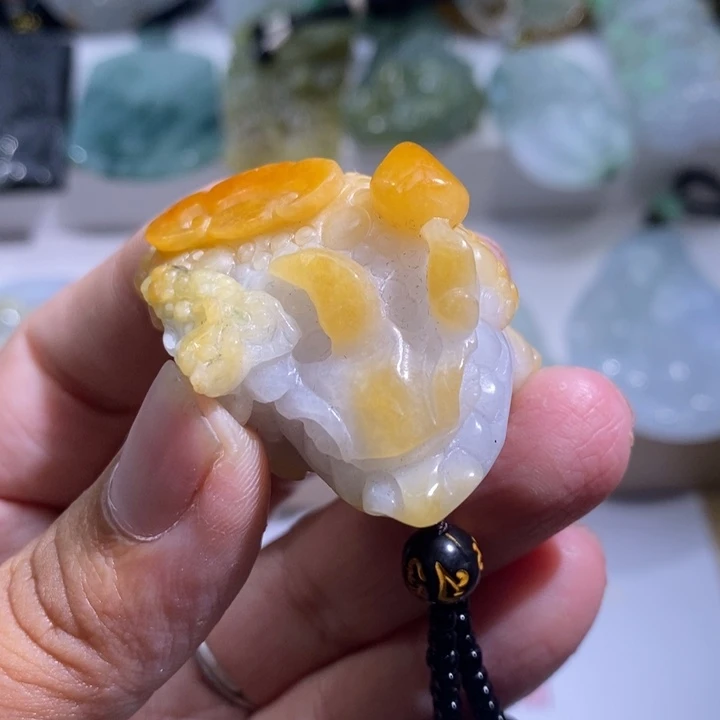 【闪购商品】颈饰未镶嵌翡翠金蟾