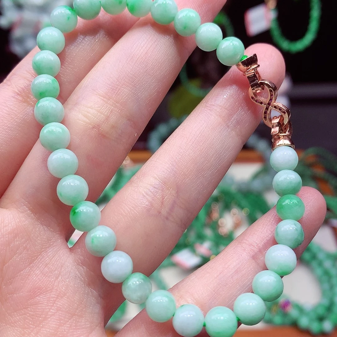 翡翠未镶嵌手链翡翠