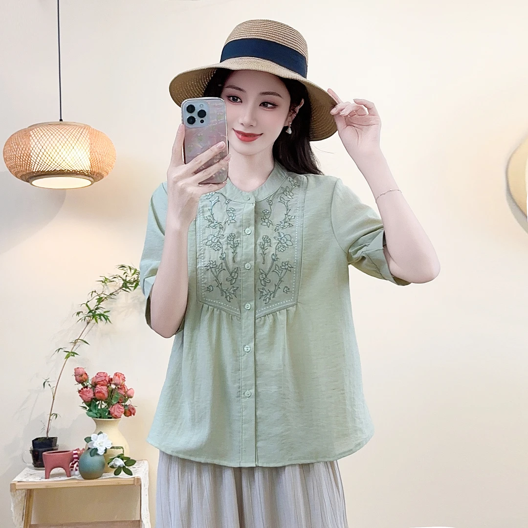 妈妈装夏季，阔太太气质上衣，老年女装妈妈装，后妈裙2025新款爆款