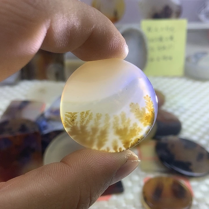 玛瑙/玉髓合金颈饰