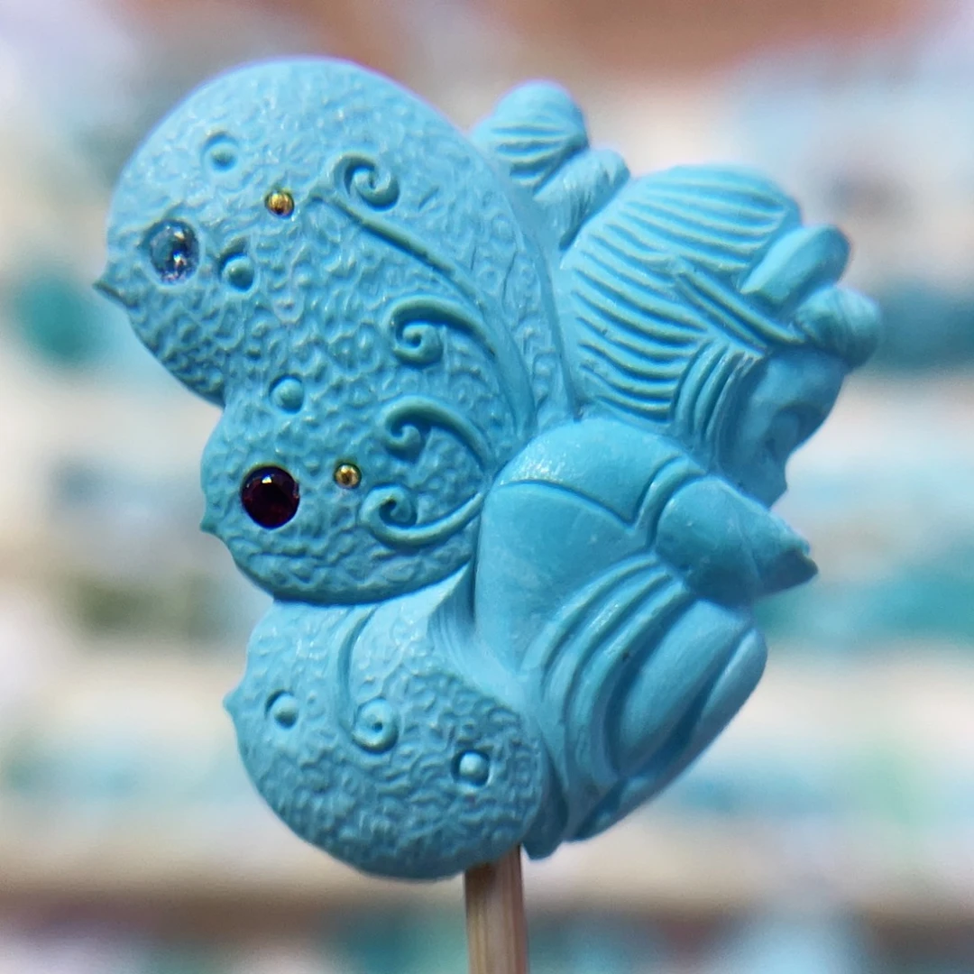 绿松石珠宝半成品未镶嵌