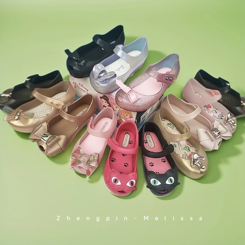 巴西本土原产正品童鞋巴西儿童公主凉鞋新款包头女童宝宝果冻鞋