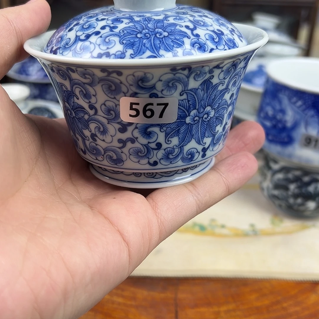 567。            盖碗