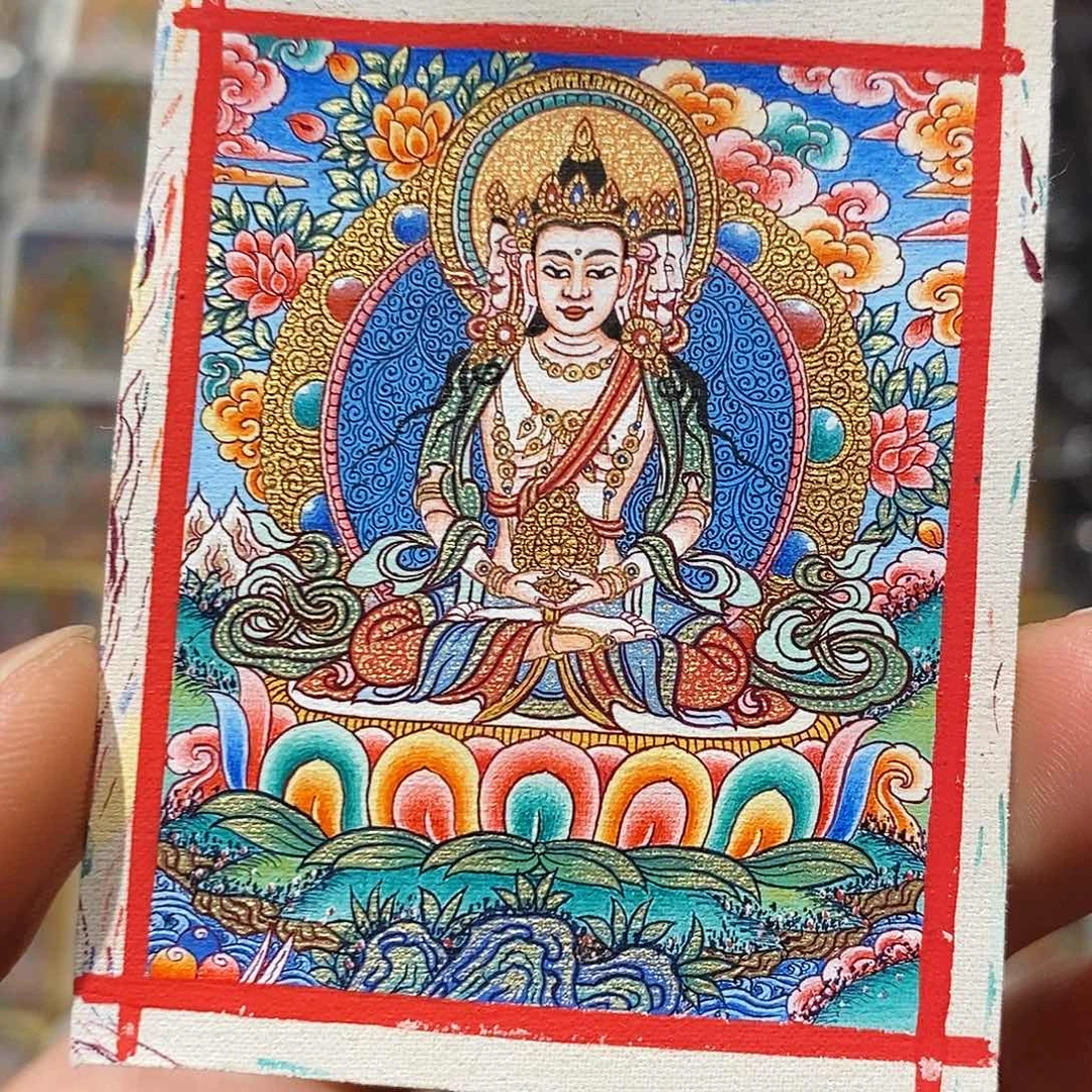 吊坠小****）唐卡艺术作品唐卡艺术文化