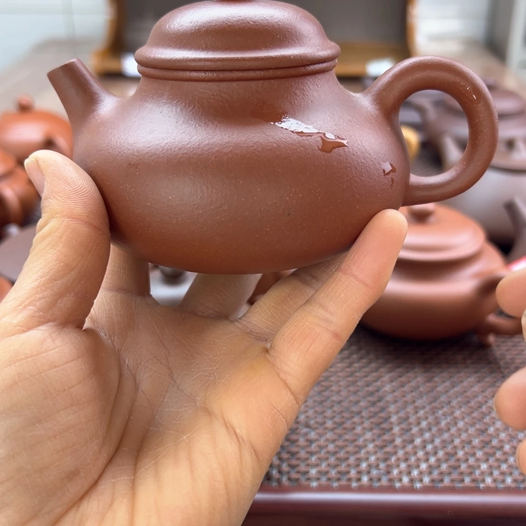 观*者紫砂壶半手降坡容天