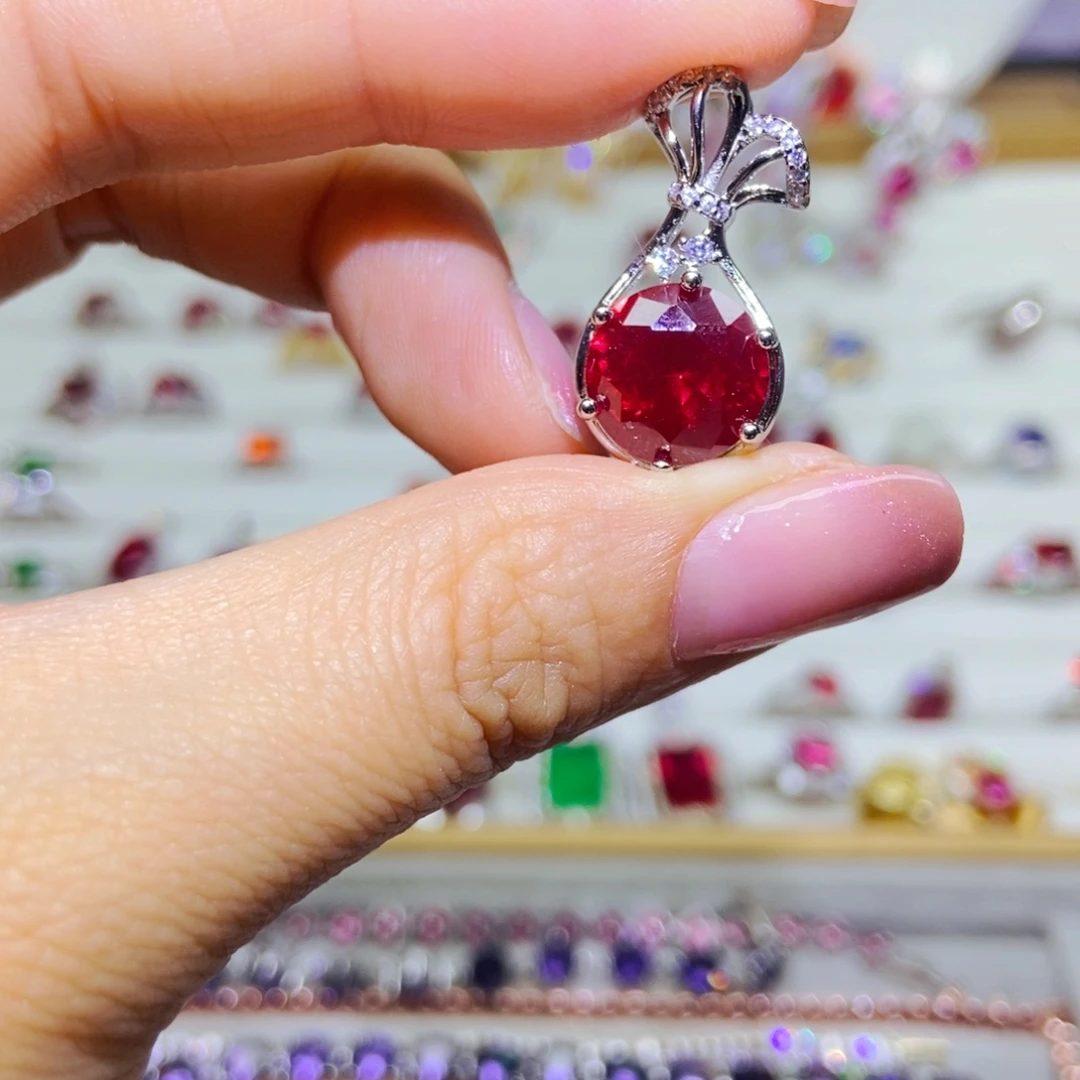 银S925镶嵌耳饰紫晶