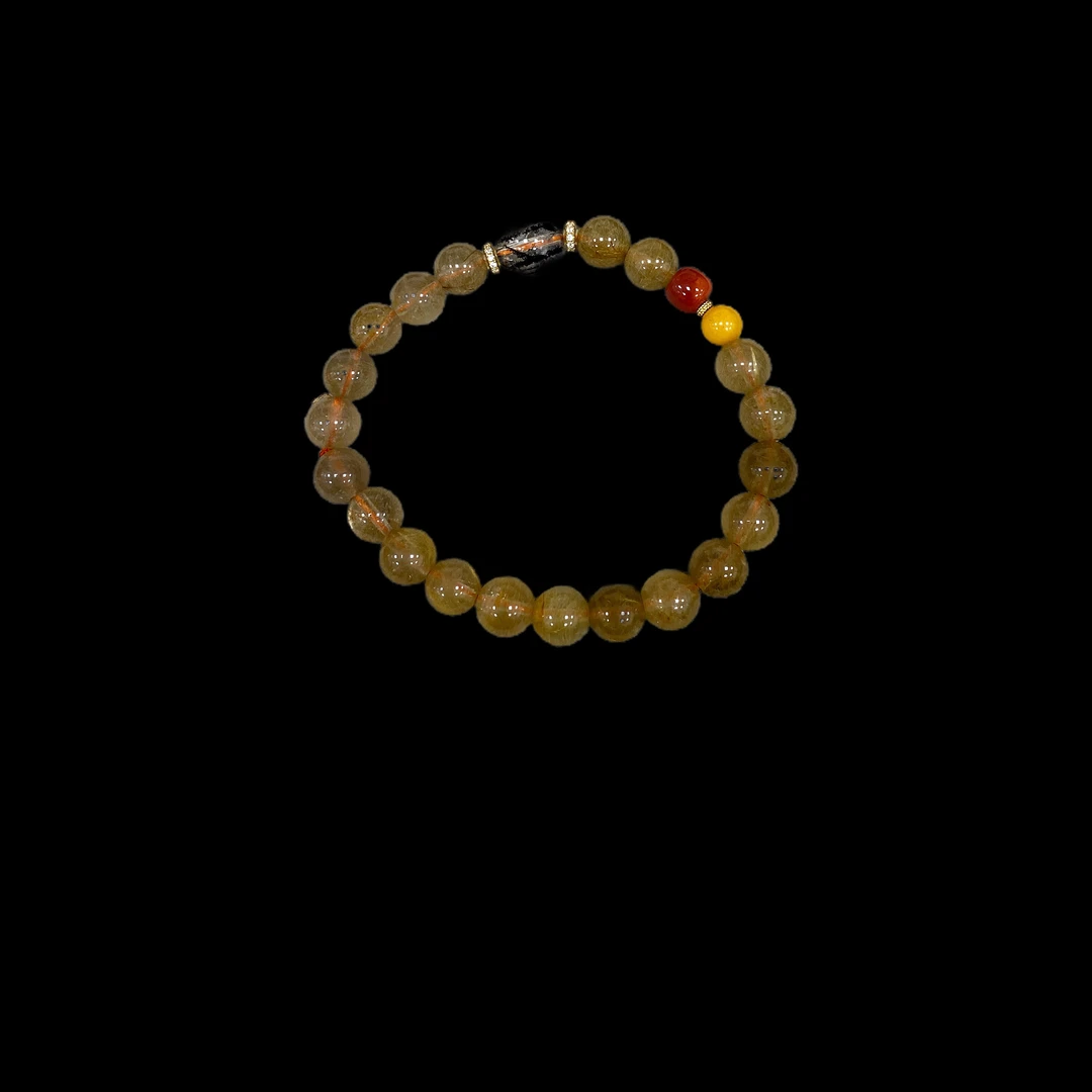 V4181发晶手串孤品！