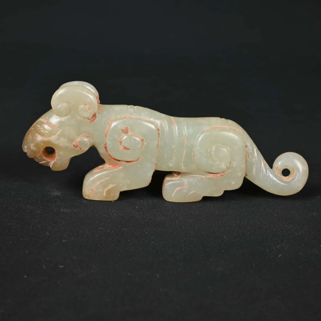 明代趴卧玉虎/XY.132002/集萃斋