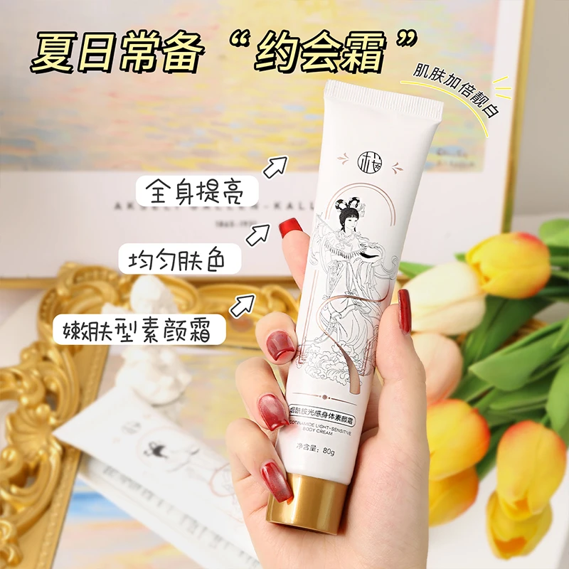 【四块九九/1支】樱素肌烟酰胺光感身体素颜霜提亮清透C