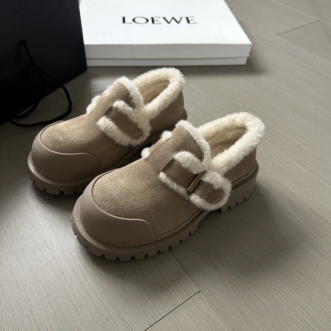 SUSU 【加绒博肯】新款复古厚底增高加绒勃肯鞋女鞋 999(四前中8)