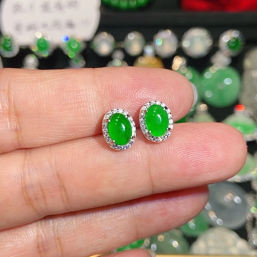 【闪购商品】未镶嵌翡翠耳饰天然翡翠