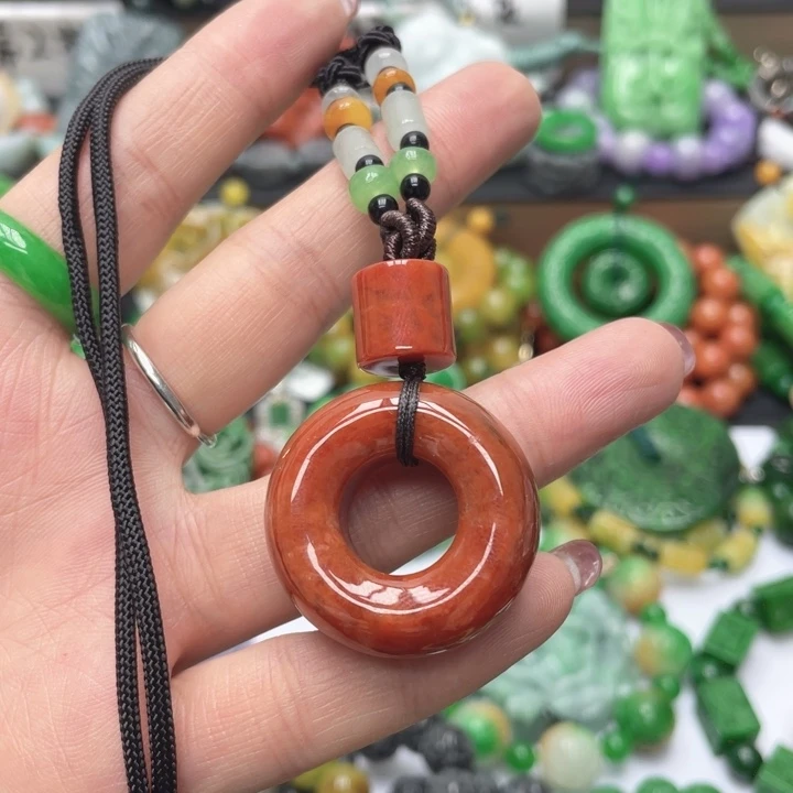 翡翠未镶嵌手链项链13