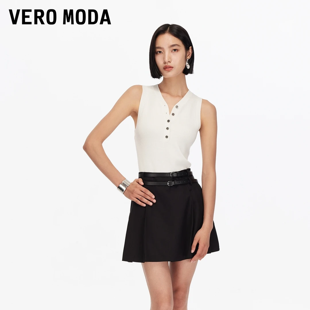 【芋总专属】Vero Moda短裤【平行世界】高腰显瘦双腰带裙裤325315001