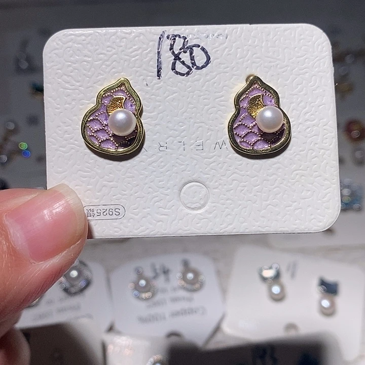 耳饰未镶嵌淡水珍珠