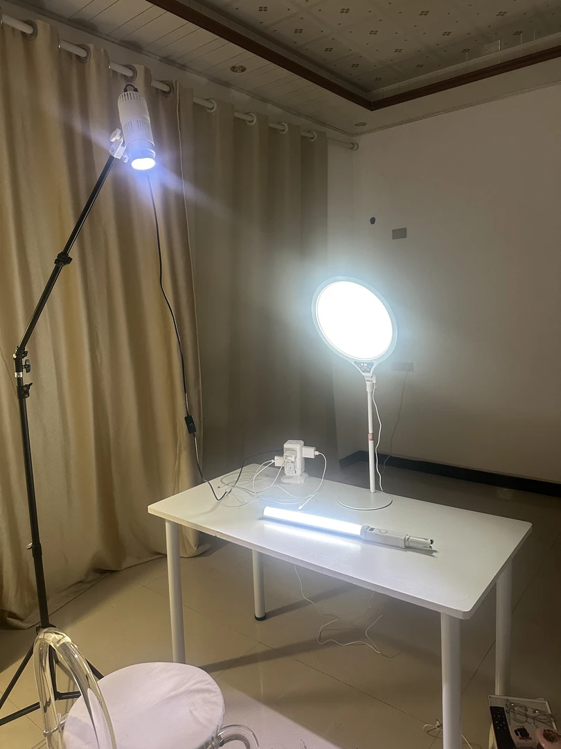 主播专业摄影灯光【基础套餐】摄力派面灯*1下巴灯*1发丝灯*1