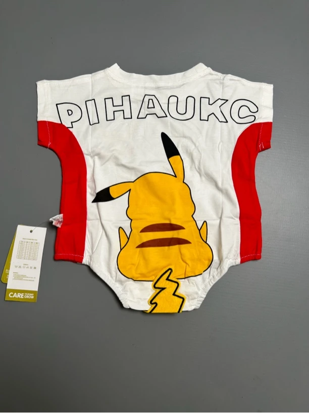 【皮卡丘】短袖包屁哈衣